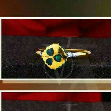 18kt Gold Exclusive Single Stone Ring