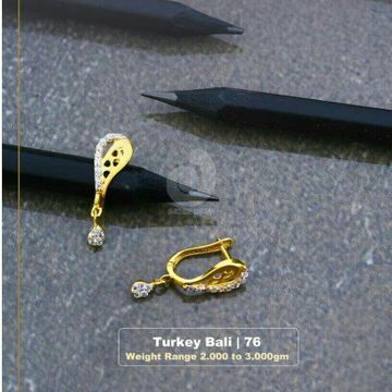 18ct Cz Fancy Turkey's Bali