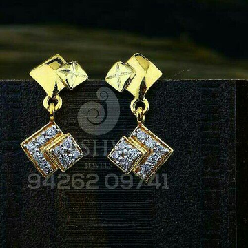 18kt Fancy daily Were Cz Gold Ladies Tops ATG -060...