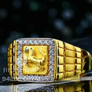 Fancy C.Z Gents Ring