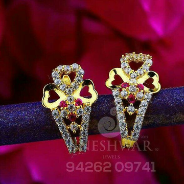 Fancy cz color stone turkey bali abg - 0130