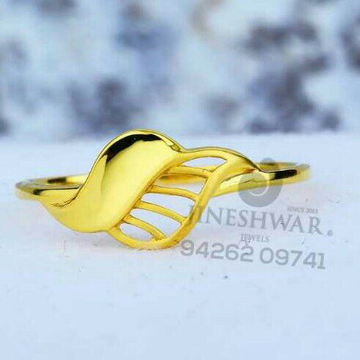 916 Fancy Plain Gold Casting Ladies Ring LRG -0646