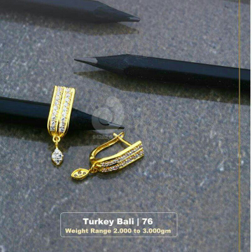 18ct J Cz Fancy Bali