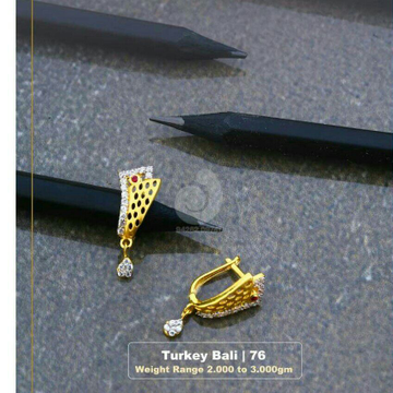 18ct Cz Fancy Turkey's Bali