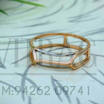 18kt Fancy Plain Casting Rose Gold ladies Ring LRG...