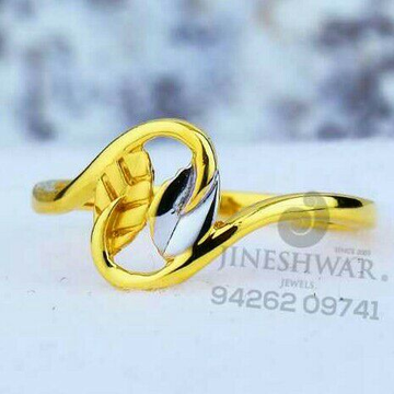 Beautiful Plain Casting Gold Ladies Ring LRG -0510