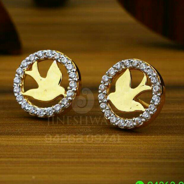 18kt Fancy Gold CZ Beby Tops ATG -0106