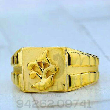 Fancy Classic Gents Ring 22kt