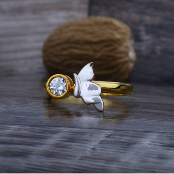916 Gold Fancy Diamond Ring JJ-009