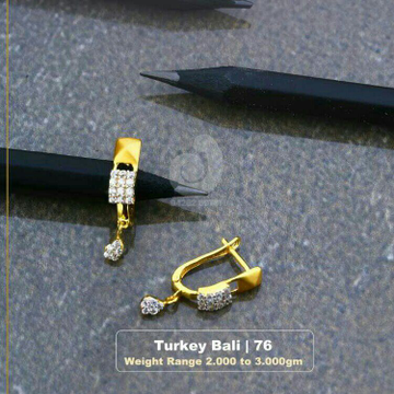 18ct Cz Fancy Turkey's Bali