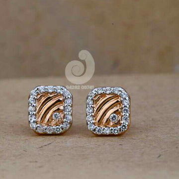 18ct Rose Gold Cz Tops