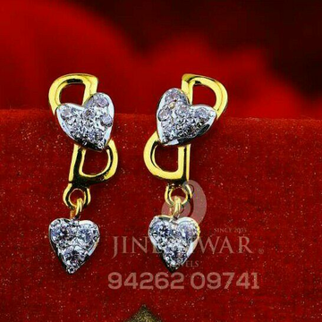 18kt Work Were Plain Cz Gold Ladies Tops ATG -0441