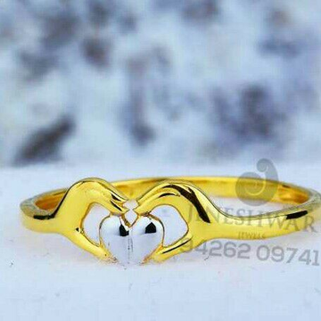 916 simple Simmering Plain Casting Ladies Ring LRG...