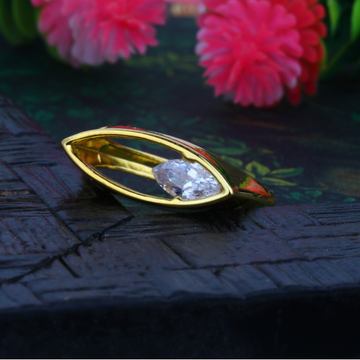 22KT Gold Ladies Solitaire Diamond Ring JJLR-002