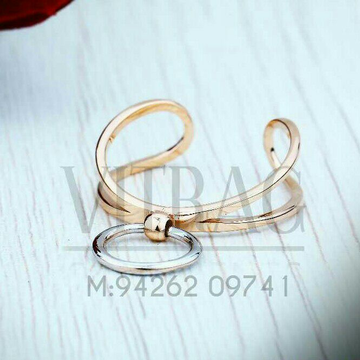 18kt Precious Rose Gold Plain Ladies Ring LRG -074...