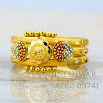 Ladies Plain Gold Kayda Ring LRG -0802