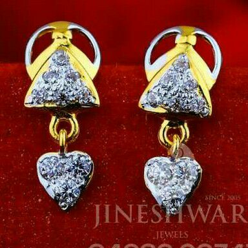 18kt Cz Gold Fancy Beby Tops ATG -0484