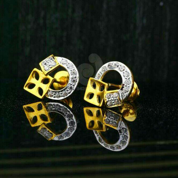 18ct Attractive Cz Gold Tops