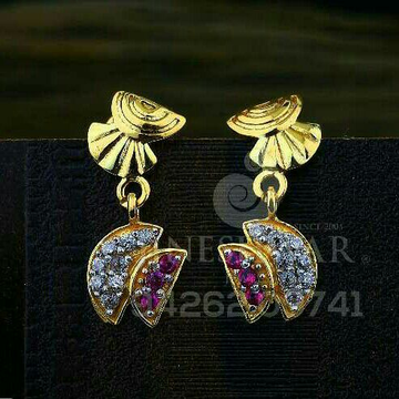 18kt Fancy Color Stone Beby Tops ATG -0545