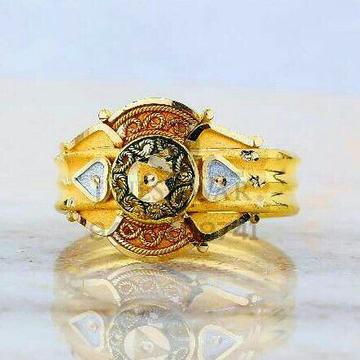 Daily Were plain Gold Ladies Ring LRG -0822