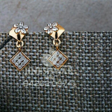 18kt Rose Gold Cz Fancy Ladies Tops ATG -0338