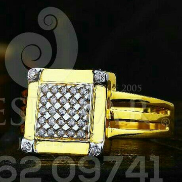 Squar Shape Cz Gents Ring 916