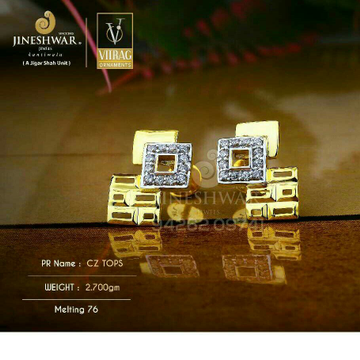 18kt Attractive Traditional Were Cz ladies Tops AT...