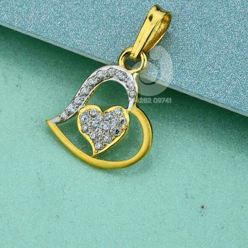 18ct Attractive Cz Pendant