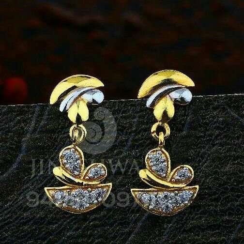 18kt Casual Were Cz Gold Ladies Tops ATG -0531