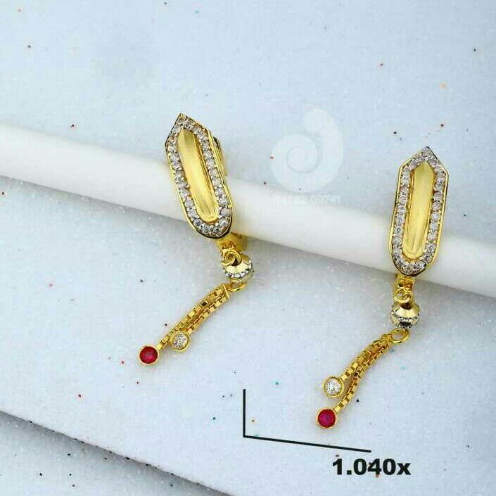 18ct Cz Gold Chain Bali