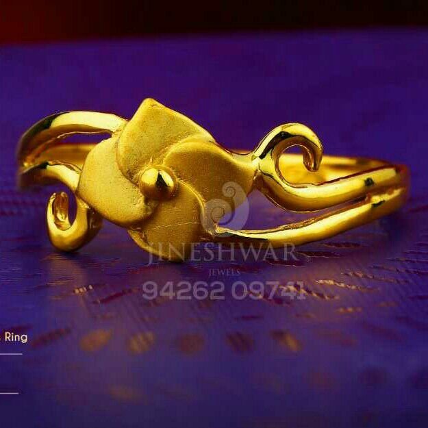 Exclusive Gold Plain Casting Ring LRG -0483