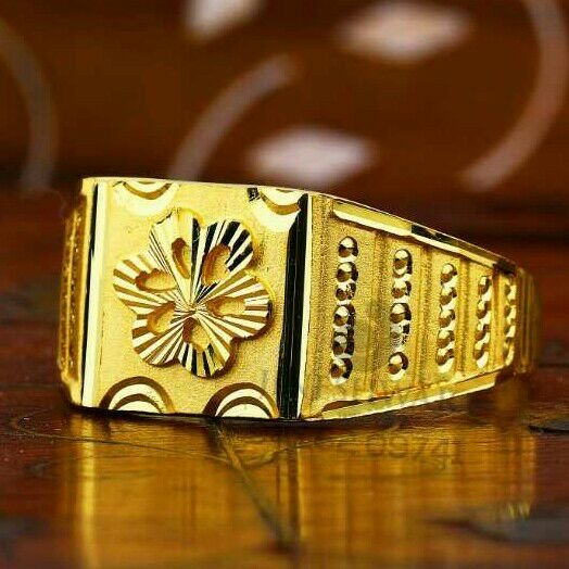 Gold Fancy Casting Ring 916
