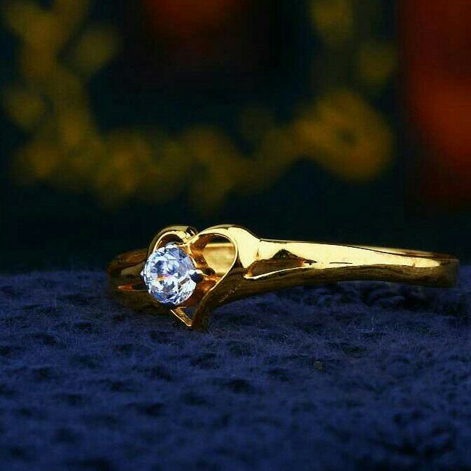 Exclusive Singal Stone Fancy Ladies Ring LRG -0407