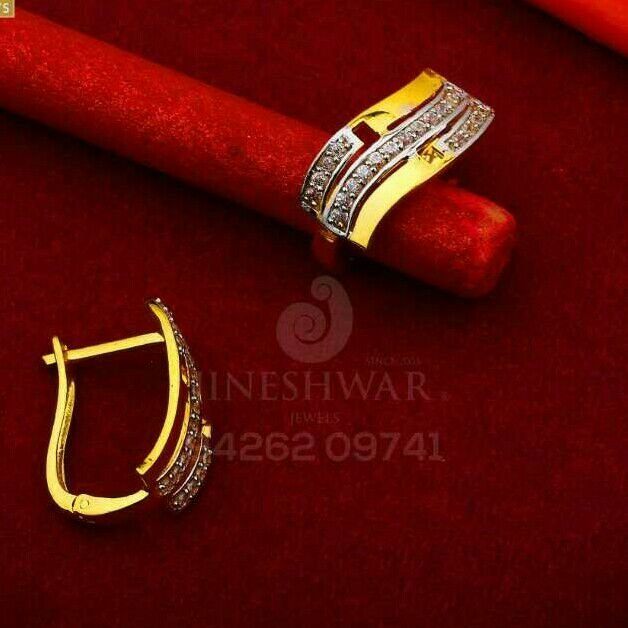 18kt Cz Fancy Ladies Bali ATG -0249