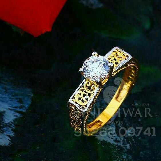 Precious Singal Stone Fancy Ladies Ring LRG -0411