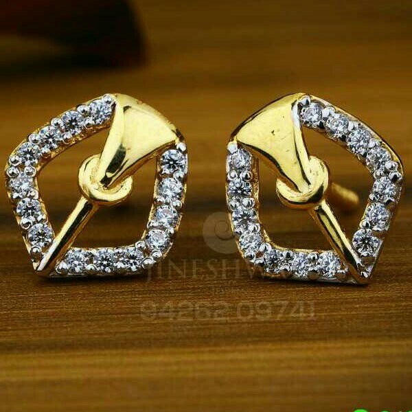 18kt Attractive Cz Gold Ladies Tops ATG -0099