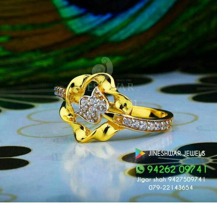 22kt Cz Fancy Ladies Ring LRG -0277