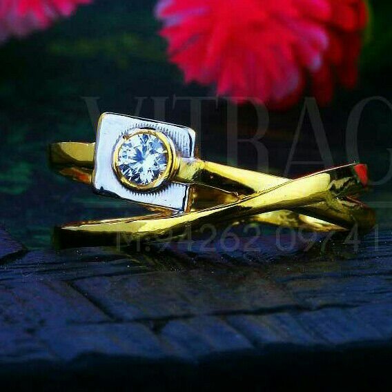 Singal Stone Fancy Cz Ladies Ring LRG -0410