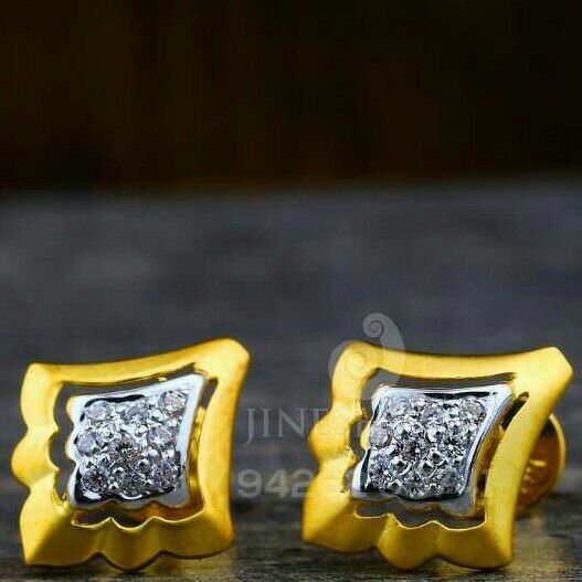 18kt Exclusive Fancy Cz Gold Ladies Tops ATG -0245