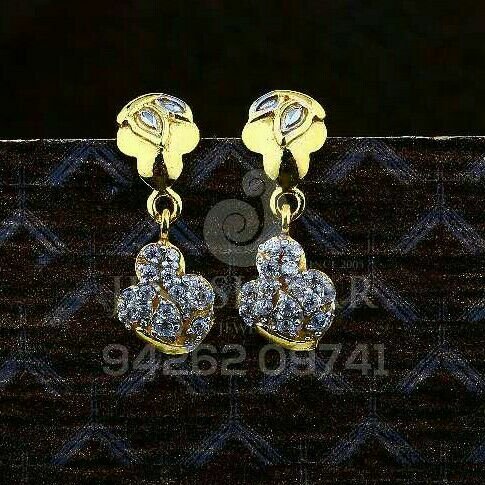 18kt Work Were Cz Gold Ladies Tops ATG -0740