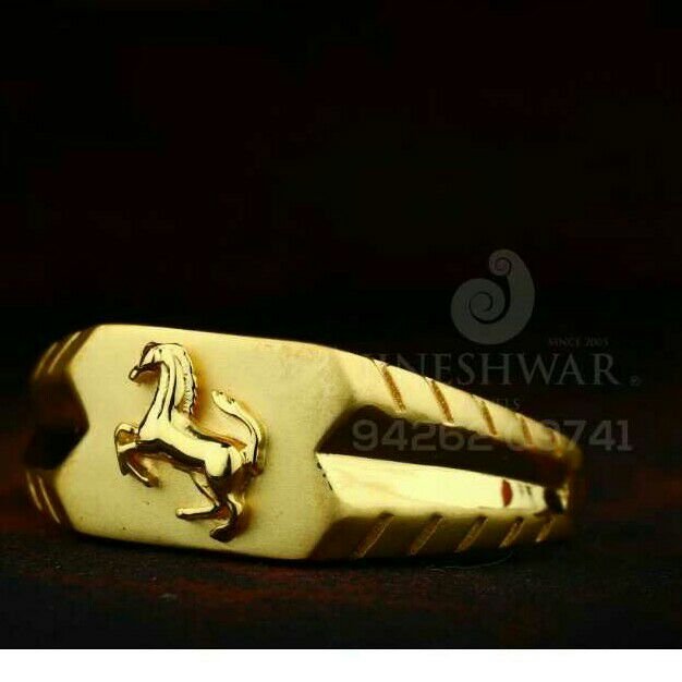 Dazzeld Plain Casting Gents Ring 916