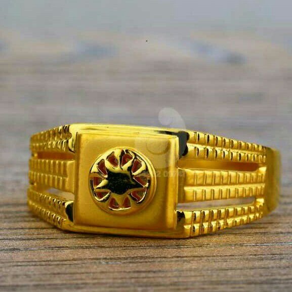 916 Designer Plain Casting Gents Ring
