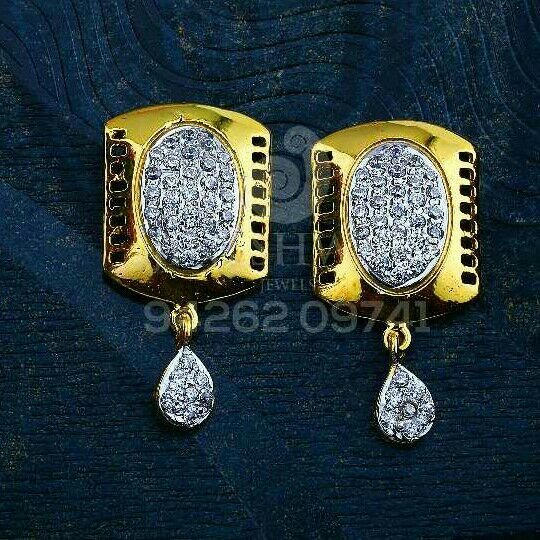 18kt Crafted Cz Gold Ladies Tops ATG -0713