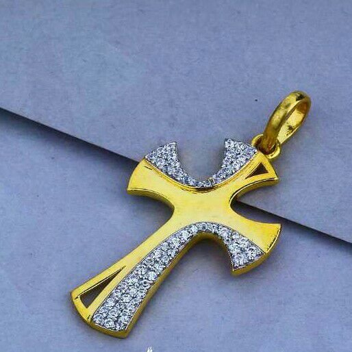 22ct Cross Pendant Fancy