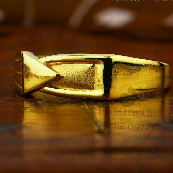 Plain Work Were Gents Ring