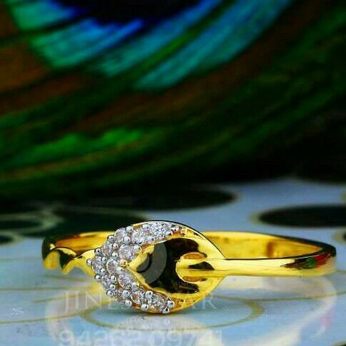 Fancy Cz 22kt Ladies Ring LRG -0064