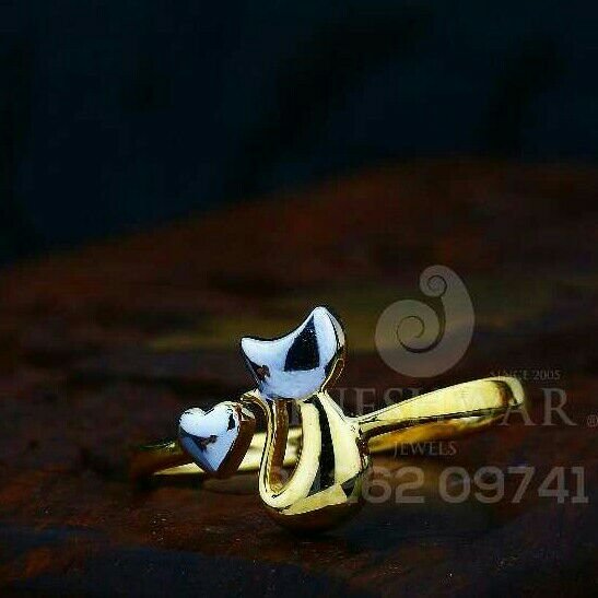 916 Plain Casting Gold Ladies Ring LRG -0752