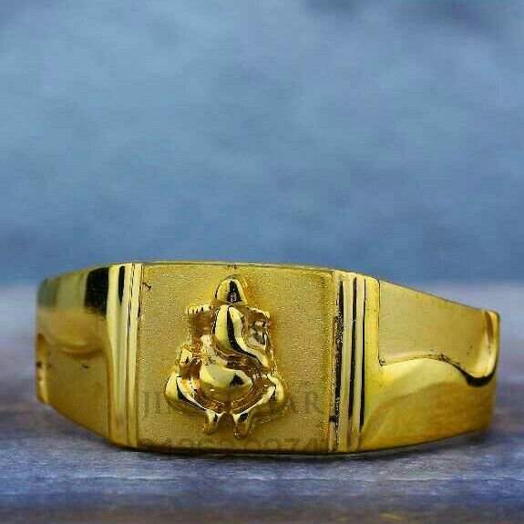 Ganpati plain fancy casting ring 916