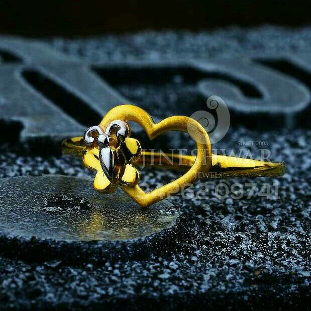 916 Fancy Heart shape Plain Casting Ladies Ring LRG -0530