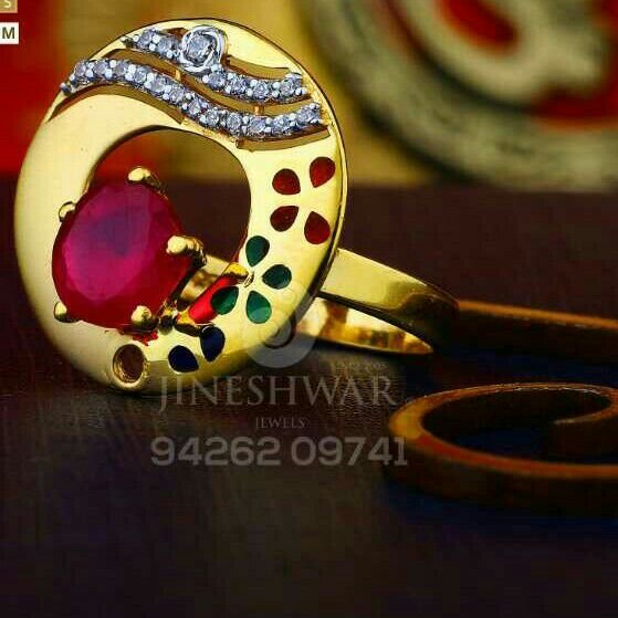 Exclusive Cz Fancy Ladies Ring LRG -0417